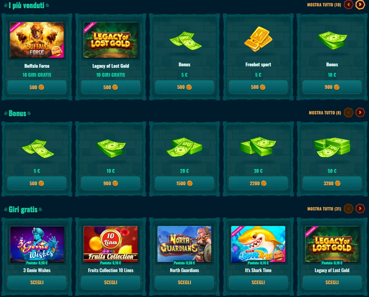 Sfide, collezioni e FUT Coins