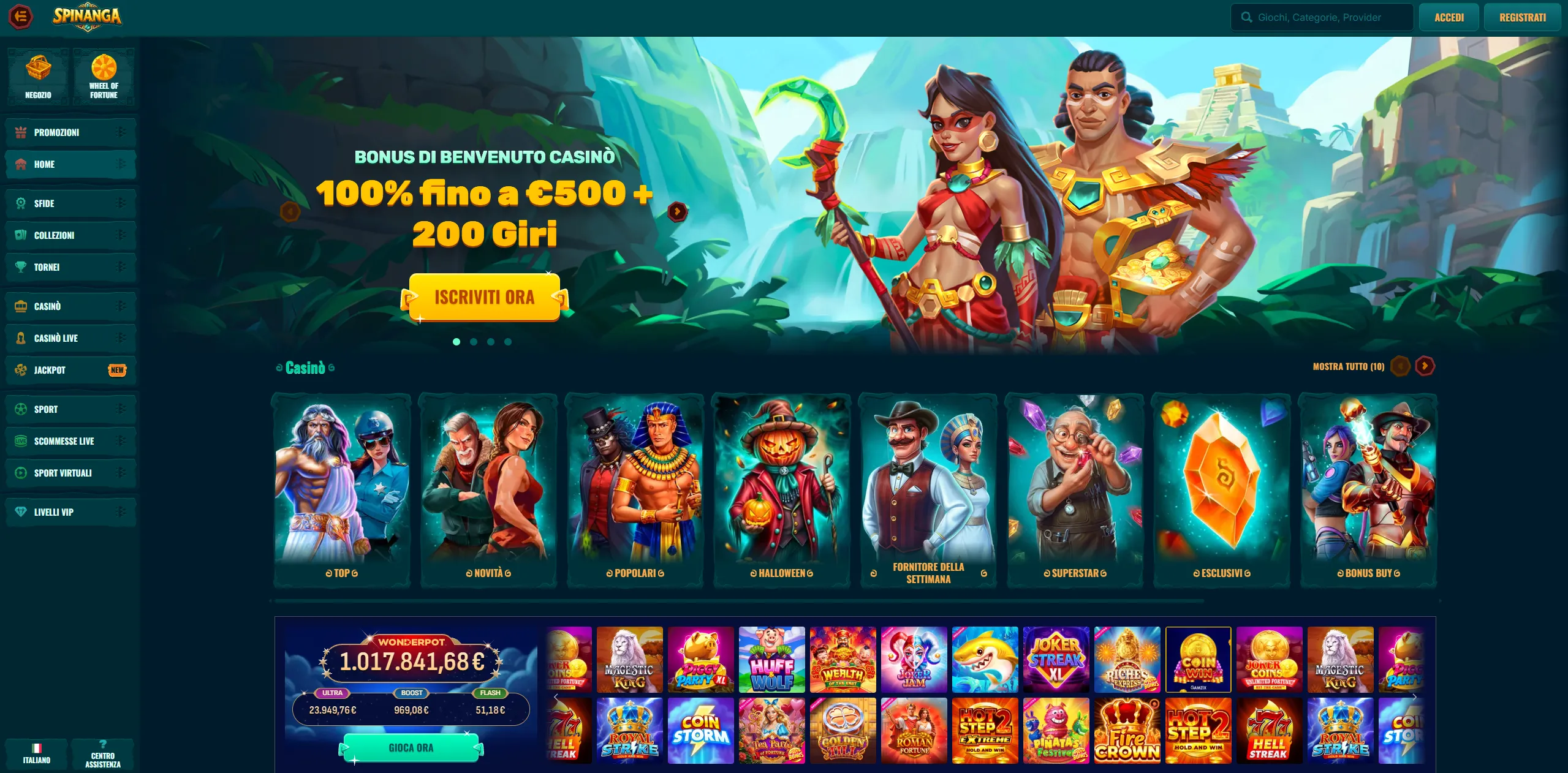 Giochi e scommesse Spinanga